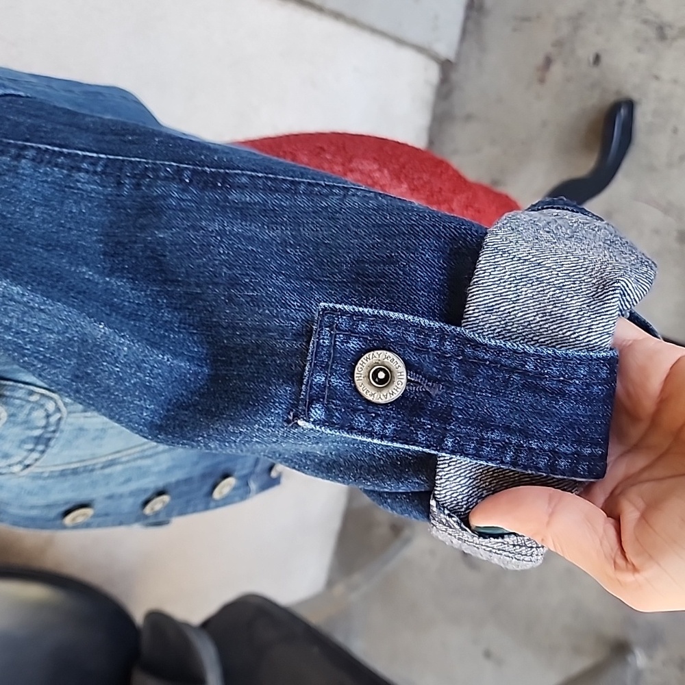 Highway Jeans Denim Jacket(Size small used - Picture 4 of 7